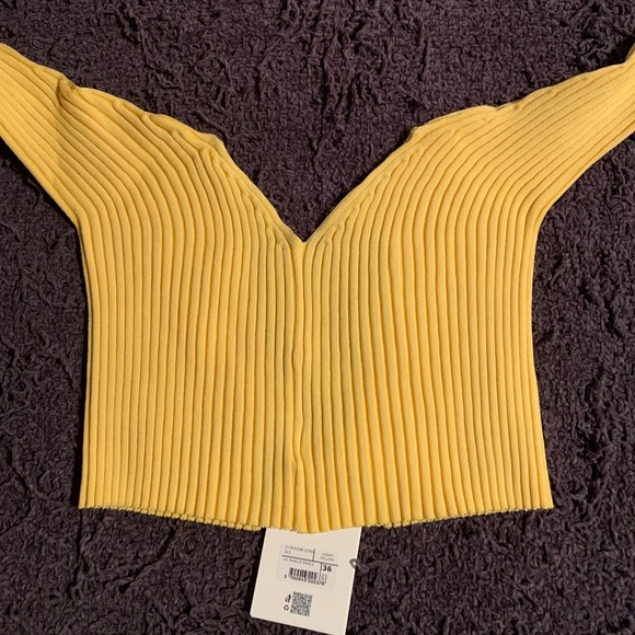 JACQUEMUS Yellow Le Raphia 'La Maille Pralu’ Cardigan - Picture 10 of 13
